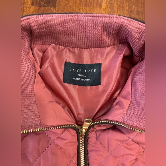 Love Tree Quilted Kids Jacket Small - Picture 2 of 3